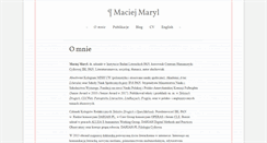 Desktop Screenshot of maryl.org